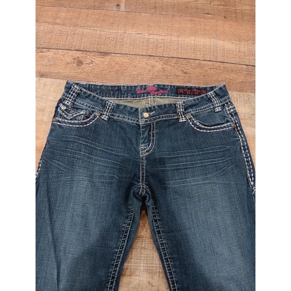 Women's Rock‎ and Roll Cowgirl Low Rise Jean Sz 34 (2530)